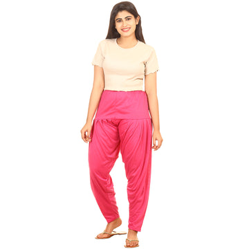 Afra garments Girls Pattila (Pink)