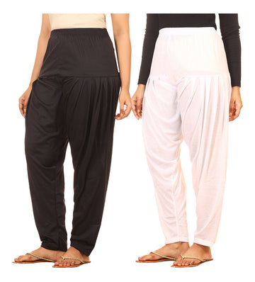 Afra Girls Patiala pants  (multicolor) pack of 2