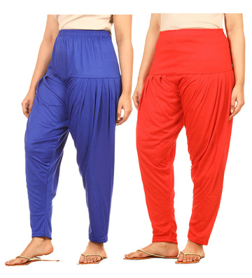 Afra Girls Patiala pants  (multicolor) pack of 2