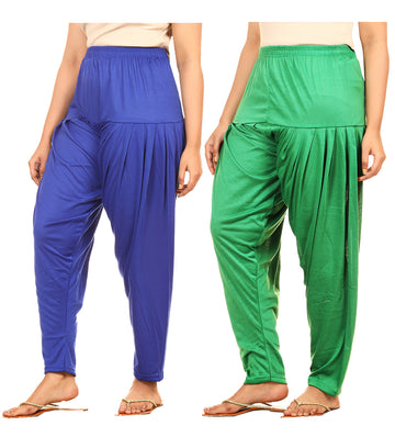Afra Girls Patiala pants  (multicolor) pack of 2
