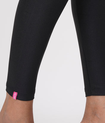 AFRA Women's Lycra Shimmer Leggings – Full Length | Stylish Elegant | Party & Casual Wear-  Black  (Pack of 1)