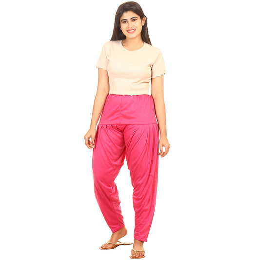 Afra garments Girls Pattila (Pink)