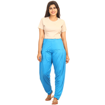 Afra Patiala pants for girls Blue
