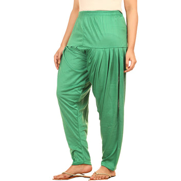 Afra Patiala pants for girls Green