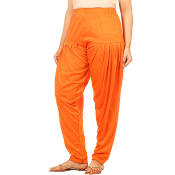 Afra Patiala pants for girls Orange