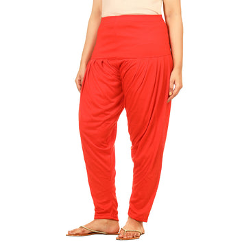 Afra Patiala pants for girls Red