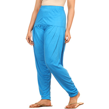 Afra Patiala pants for girls Blue